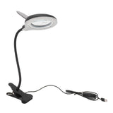 Clip On Magnifying Glass with Light Iron and PP Adjustable LED Magnifying Desk Lamp for Soldering Craft Reading In Australia - Darrahopens