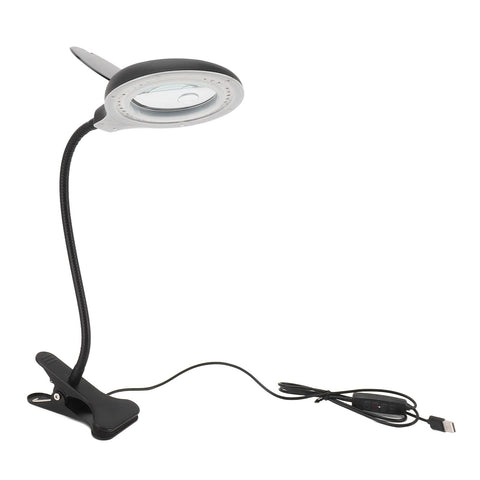Clip On Magnifying Glass with Light Iron and PP Adjustable LED Magnifying Desk Lamp for Soldering Craft Reading In Australia - Darrahopens
