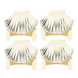 4Pcs Candle Snuffer Candle Extinguisher Metal Shell Pattern Automatic Candle Stopper for Candle Extinguishing Gold In Australia - Darrahopens