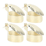 4Pcs Candle Snuffer Candle Extinguisher Metal Shell Pattern Automatic Candle Stopper for Candle Extinguishing Gold In Australia - Darrahopens