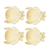 4Pcs Candle Snuffer Candle Extinguisher Metal Shell Pattern Automatic Candle Stopper for Candle Extinguishing Gold