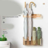 Umbrella Stand Holder Wall Mounted Space Saving Umbrella Storage Drain Rack for Home Use Amber In Australia - Darrahopens