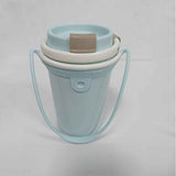 Silicone Coffee Carrier Reusable Portable Beverage Drink Cup Carrier Holder for Outdoor Travel Light Green In Australia - Darrahopens