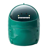 Desktop Trash Can Plastic with Lid Mini Small Cute Shaped for Dining Table Desk Home Office Easy Storage S Green In Australia - Darrahopens