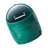 Desktop Trash Can Plastic with Lid Mini Small Cute Shaped for Dining Table Desk Home Office Easy Storage S Green In Australia - Darrahopens