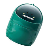 Desktop Trash Can Plastic with Lid Mini Small Cute Shaped for Dining Table Desk Home Office Easy Storage S Green In Australia - Darrahopens