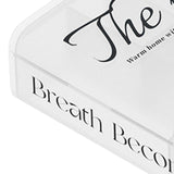 Desktop Organizer Box Data Cable Storage Case Plastic Book Design Home Decoration for Line Earbud Transparent