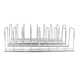 2Pcs Pot Lid Organizer Kitchen Stainless Steel Drainer Commodity Shelf Tabletop Bowl Dish Storage Rack