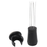 Coffee Distribution Tool Non Stick Black Aluminum Alloy Stainless Steel Coffee Stirring Tamper for Coffee Making