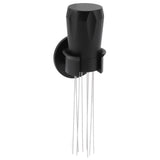 Coffee Distribution Tool Non Stick Black Aluminum Alloy Stainless Steel Coffee Stirring Tamper for Coffee Making