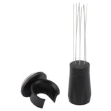 Coffee Distribution Tool Non Stick Black Aluminum Alloy Stainless Steel Coffee Stirring Tamper for Coffee Making In Australia - Darrahopens