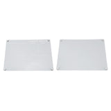 15.7 X 11.8in Magnetic Dry Erase Calendar Acrylic Clear Planner Board For Fridge Refrigerator Weekly Plan Board + Blank Board