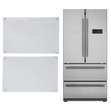 15.7 X 11.8in Magnetic Dry Erase Calendar Acrylic Clear Planner Board For Fridge Refrigerator Weekly Plan Board + Blank Board