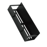 Fridge Spice Rack Magnetic with Hook Hanging Seasoning Holder Rack for Kitchen Storage Black 27x8.5x5cm / 10.6x3.3x2.0in
