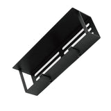 Fridge Spice Rack Magnetic with Hook Hanging Seasoning Holder Rack for Kitchen Storage Black 29.5x9.5x5cm / 11.6x3.7x2.0in