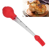 Turkey Baster Needle with Sauce Brush Barbecue Oil Drip Seasoning Tube Tools Sauce Needle Red