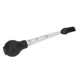 Turkey Baster Needle with Sauce Brush Barbecue Oil Drip Seasoning Tube Tools Sauce Needle Black