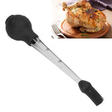 Turkey Baster Needle with Sauce Brush Barbecue Oil Drip Seasoning Tube Tools Sauce Needle Black