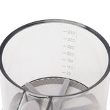 Flour Sifter Sieve PP Transparent Adjustable Fine Mesh One Hand Operation Powder Sifter Sieve for Kitchen Baking Single Layer