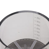 Flour Sifter Sieve PP Transparent Adjustable Fine Mesh One Hand Operation Powder Sifter Sieve for Kitchen Baking Double Layer