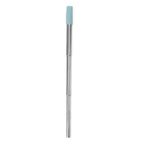 Collapsible Stainless Steel Drinking Straw Reusable Metal Straw with Cleaning Brush for Travel Work Blue