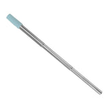 Collapsible Stainless Steel Drinking Straw Reusable Metal Straw with Cleaning Brush for Travel Work Blue
