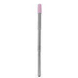 Collapsible Stainless Steel Drinking Straw Reusable Metal Straw with Cleaning Brush for Travel Work Purple In Australia - Darrahopens