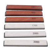 6pcs Knife Sharpener Stone Professional Built in Base Angle Guide Knife Grindstone for Knives Scissors In Australia - Darrahopens