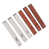 6pcs Knife Sharpener Stone Professional Built in Base Angle Guide Knife Grindstone for Knives Scissors