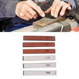 6pcs Knife Sharpener Stone Professional Built in Base Angle Guide Knife Grindstone for Knives Scissors