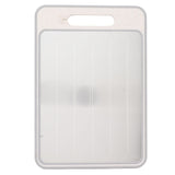 Defrosting Cutting Board Double Sided Chopping Board with Knife Sharpener for Kitchen Cooking Khaki In Australia - Darrahopens