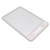 Defrosting Cutting Board Double Sided Chopping Board with Knife Sharpener for Kitchen Cooking Khaki