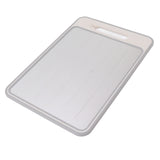 Double Sided Cutting Board Rapid Thawing and Grinding Plate with Knife Sharpener for Kitchen Khaki In Australia - Darrahopens