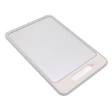 Double Sided Cutting Board Rapid Thawing and Grinding Plate with Knife Sharpener for Kitchen Khaki In Australia - Darrahopens