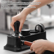 Coffee Tamping Station Coffee Filter Tamper Holder Tamper Mat Stand for 51/54/58mm Portafilters Tamper and Distributor