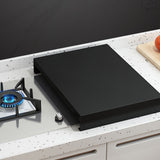 Stainless Steel Gas Stove Cover Noodle Board for Cooktop Electric Stove Range Burner Cover Expand Kitchen Workspace Black