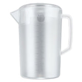 Water Pitcher PC Plastic High Temperature Resistance Frosted Kettle Mix Drinks Water Jug with Scale and Lid for Lemonade Beverage Ice Tea Transparent 5000ml In Australia - Darrahopens