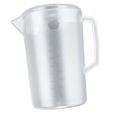 Water Pitcher PC Plastic High Temperature Resistance Frosted Kettle Mix Drinks Water Jug with Scale and Lid for Lemonade Beverage Ice Tea Transparent 5000ml In Australia - Darrahopens