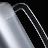 Water Pitcher PC Plastic High Temperature Resistance Frosted Kettle Mix Drinks Water Jug with Scale and Lid for Lemonade Beverage Ice Tea Transparent 5000ml