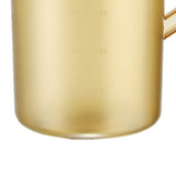 Water Pitcher PC Plastic High Temperature Resistance Frosted Kettle Mix Drinks Water Jug with Scale and Lid for Lemonade Beverage Ice Tea Dark Brown 3500ml