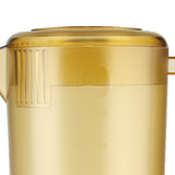 Water Pitcher PC Plastic High Temperature Resistance Frosted Kettle Mix Drinks Water Jug with Scale and Lid for Lemonade Beverage Ice Tea Dark Brown 3500ml