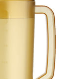 Water Pitcher PC Plastic High Temperature Resistance Frosted Kettle Mix Drinks Water Jug with Scale and Lid for Lemonade Beverage Ice Tea Dark Brown 3500ml
