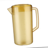Water Pitcher PC Plastic High Temperature Resistance Frosted Kettle Mix Drinks Water Jug with Scale and Lid for Lemonade Beverage Ice Tea Dark Brown 5000ml In Australia - Darrahopens