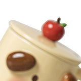 Cartoon Coffee Mug with Spoon Lid Cute Lovely Animal Shape Milk Cup Mug for Office School Bear Type