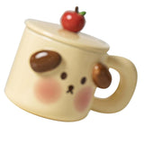 Cartoon Coffee Mug with Spoon Lid Cute Lovely Animal Shape Milk Cup Mug for Office School Bear Type