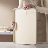 Double Sided Cutting Board Double Sided Non Slip Household Cutting Vegetables Fruits Cutting Board M(22x30cm / 8.7x11.8in)