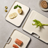 Double Sided Cutting Board Double Sided Non Slip Household Cutting Vegetables Fruits Cutting Board M(22x30cm / 8.7x11.8in)
