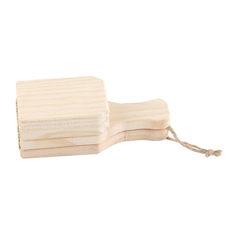 Tostonera Plantain Masher Pine Plantain Press Smasher Reusable Deep Plantain Baskets Maker with Hanging Lanyard