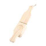 Tostonera Plantain Masher Pine Plantain Press Smasher Reusable Deep Plantain Baskets Maker with Hanging Lanyard