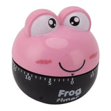 Cartoon Machinery Timer High Accuracy Adjustable 60 Minutes Mechanical Kitchen Cooking Timer for Kitchen Study Pink